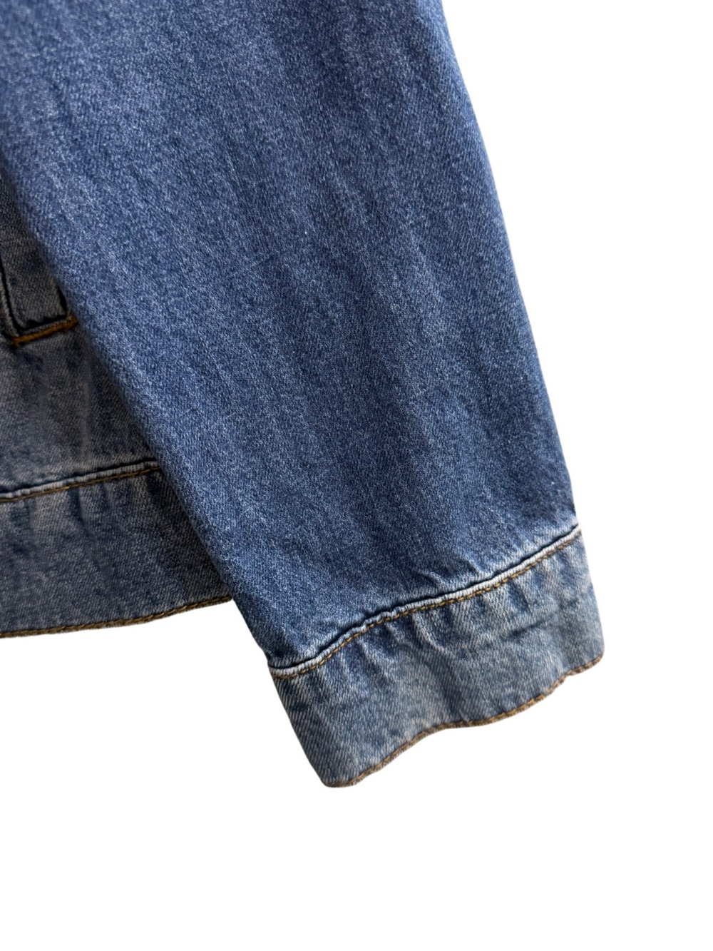 KUT From the Kloth Classic Denim Trucker Jacket Medium Wash Size M KJ0062M - Picture 7 of 11